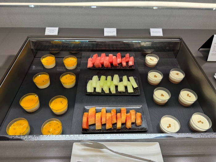 DOH Gold Lounge South fruit desserts