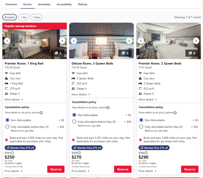 Delta Stays pay with cash refund options Delta Stays pay with cash refund options