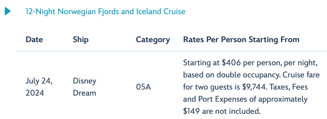Disney Cruise Line military discount cruise