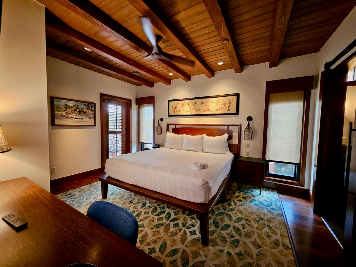Disney Polynesian master bedroom