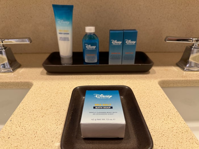 Disneys BoardWalk Inn Bathroom toiletries Disneys BoardWalk Inn Bathroom toiletries