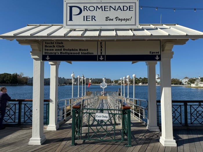 Disneys BoardWalk Inn Boat Transportation Sign Disneys BoardWalk Inn Boat Transportation Sign