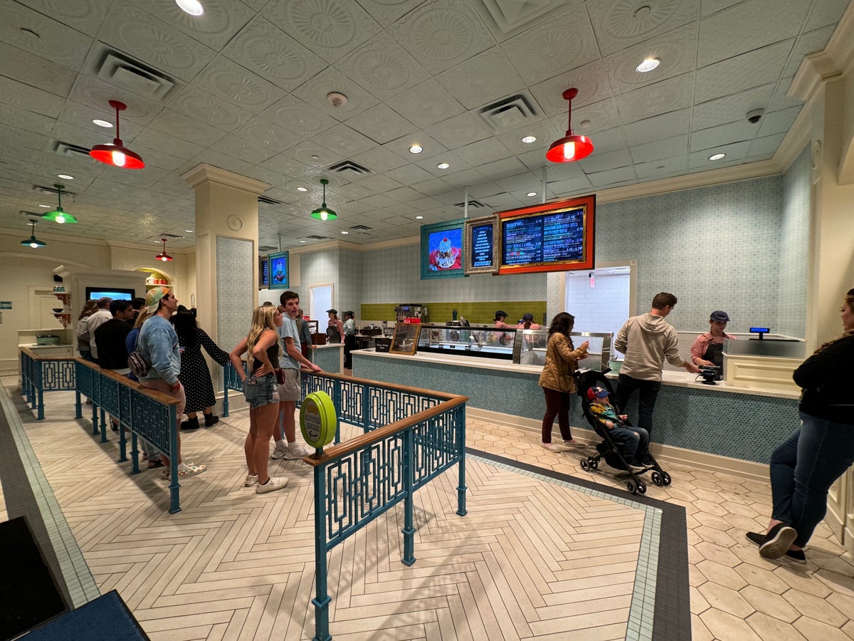 Disneys BoardWalk Inn Ice Cream Interior