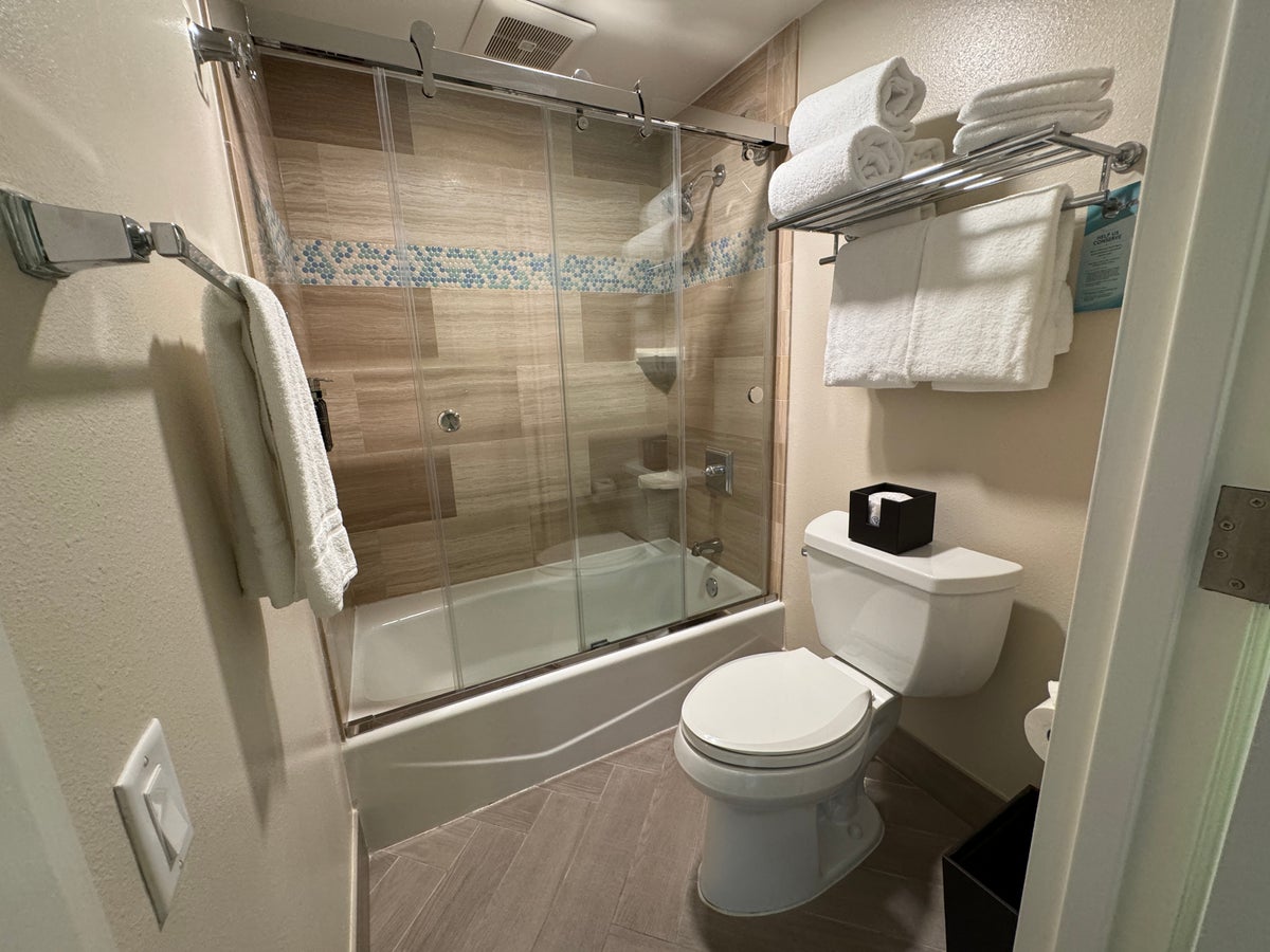 Disneys BoardWalk Inn Shower Toilet Room