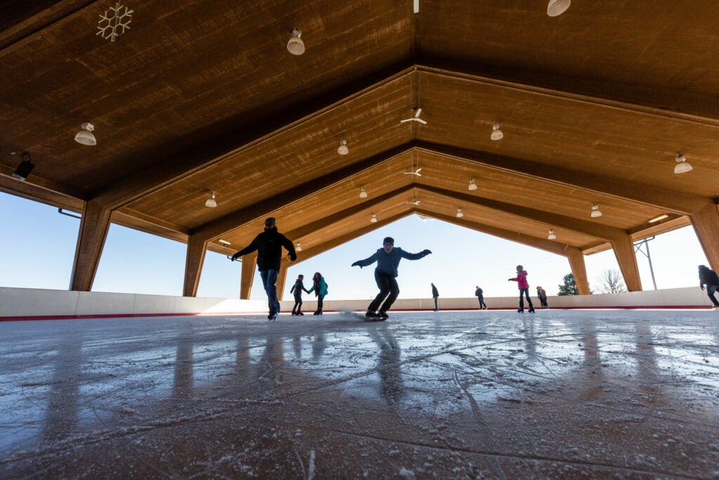 Eugene T. Mahoney State Park Ice Skating
