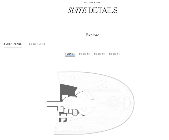 Four Seasons Yacht Funnel Suite Floor Plan Four Seasons Yacht Funnel Suite Floor Plan