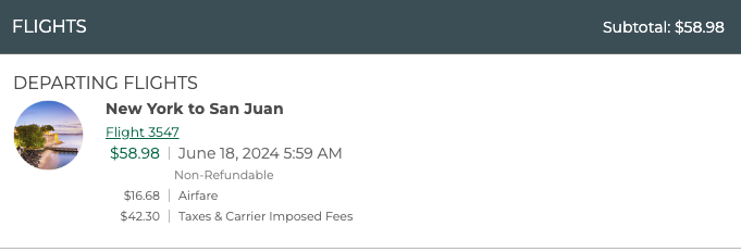 Frontier JFK to San Juan Frontier JFK to San Juan