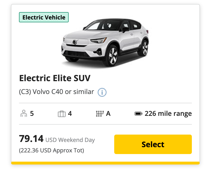 Free Hertz Rental With 3+ Day EV Rental [Ends March 31]