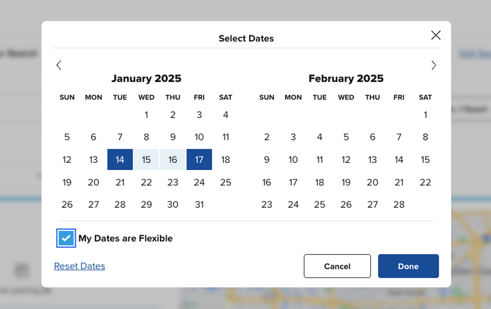 Hilton Flexible Calendar Hilton Flexible Calendar