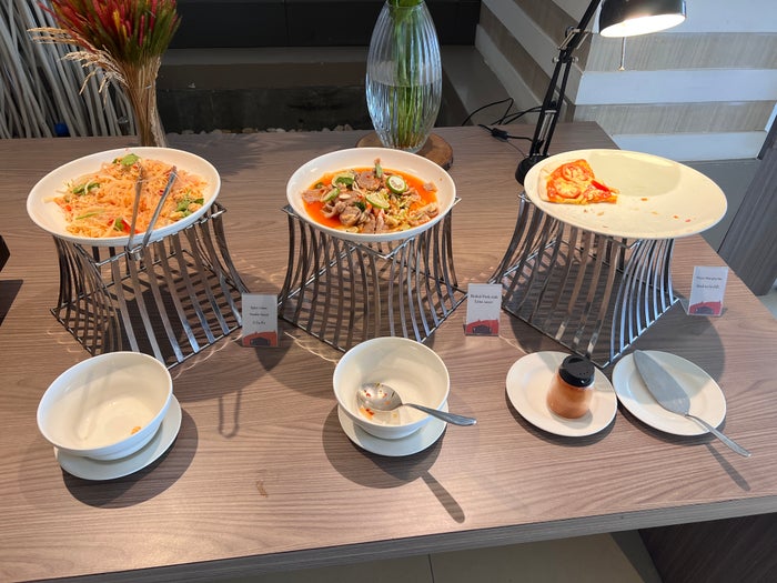 Hilton Garden Inn Bangkok Silom All Day Dining noodles pork and pizza Hilton Garden Inn Bangkok Silom All Day Dining noodles pork and pizza