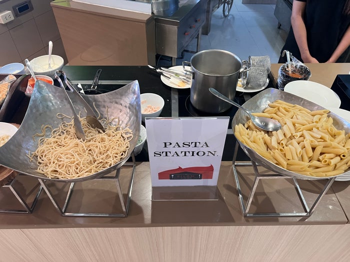 Hilton Garden Inn Bangkok Silom All Day Dining pasta station Hilton Garden Inn Bangkok Silom All Day Dining pasta station