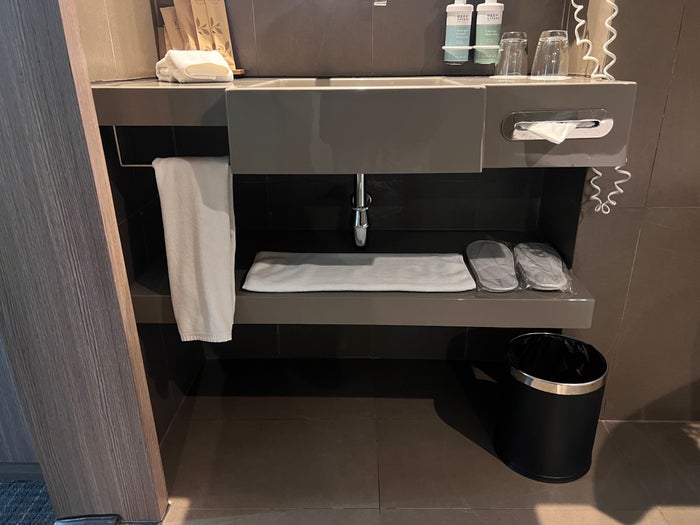 Hilton Garden Inn Bangkok Silom bathroom below vanity Hilton Garden Inn Bangkok Silom bathroom below vanity