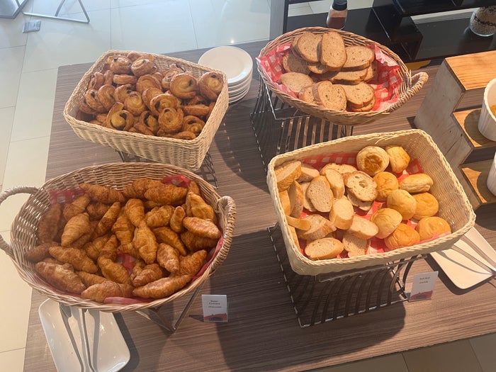 Hilton Garden Inn Bangkok Silom breakfast pastries Hilton Garden Inn Bangkok Silom breakfast pastries