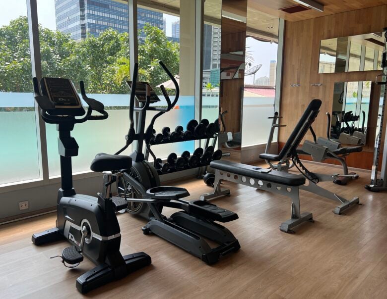 Hilton Garden Inn Bangkok Silom fitness center machines