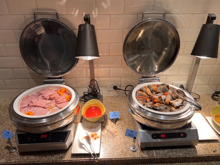 Holiday Inn Express Manila Newport City meat loaf and fish Holiday Inn Express Manila Newport City meat loaf and fish