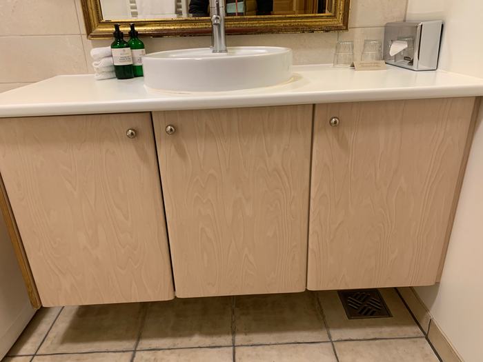 Hotel Ranga bathroom sink and cabinets Hotel Ranga bathroom sink and cabinets