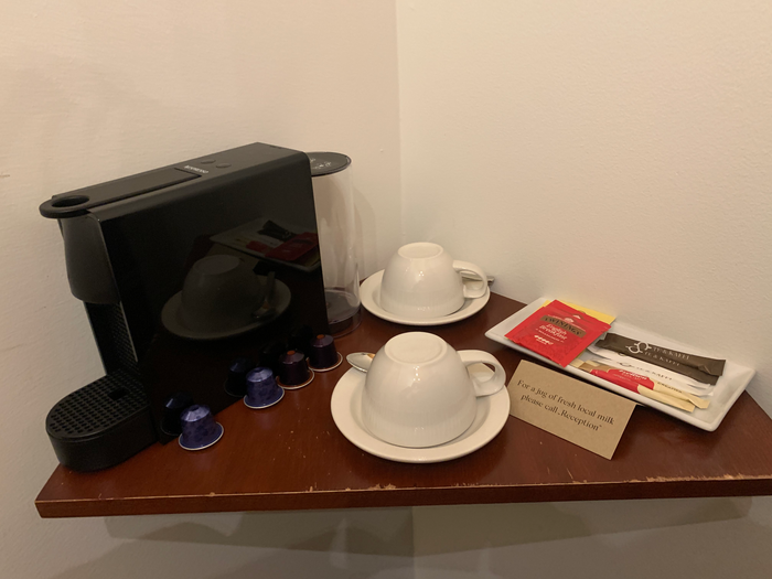 Hotel Ranga deluxe room coffee supplies Hotel Ranga deluxe room coffee supplies