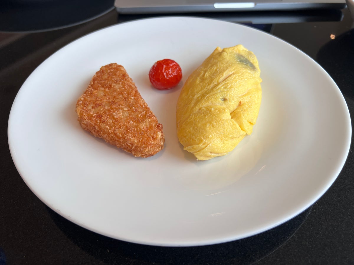 Hyatt Regency Hong Kong Sha Tin Regency Club breakfast plate omelet