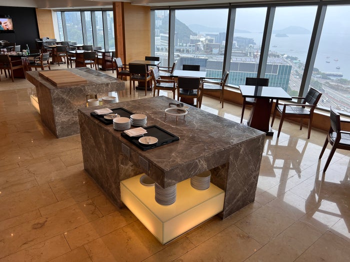 Hyatt Regency Hong Kong Sha Tin Regency Club food station