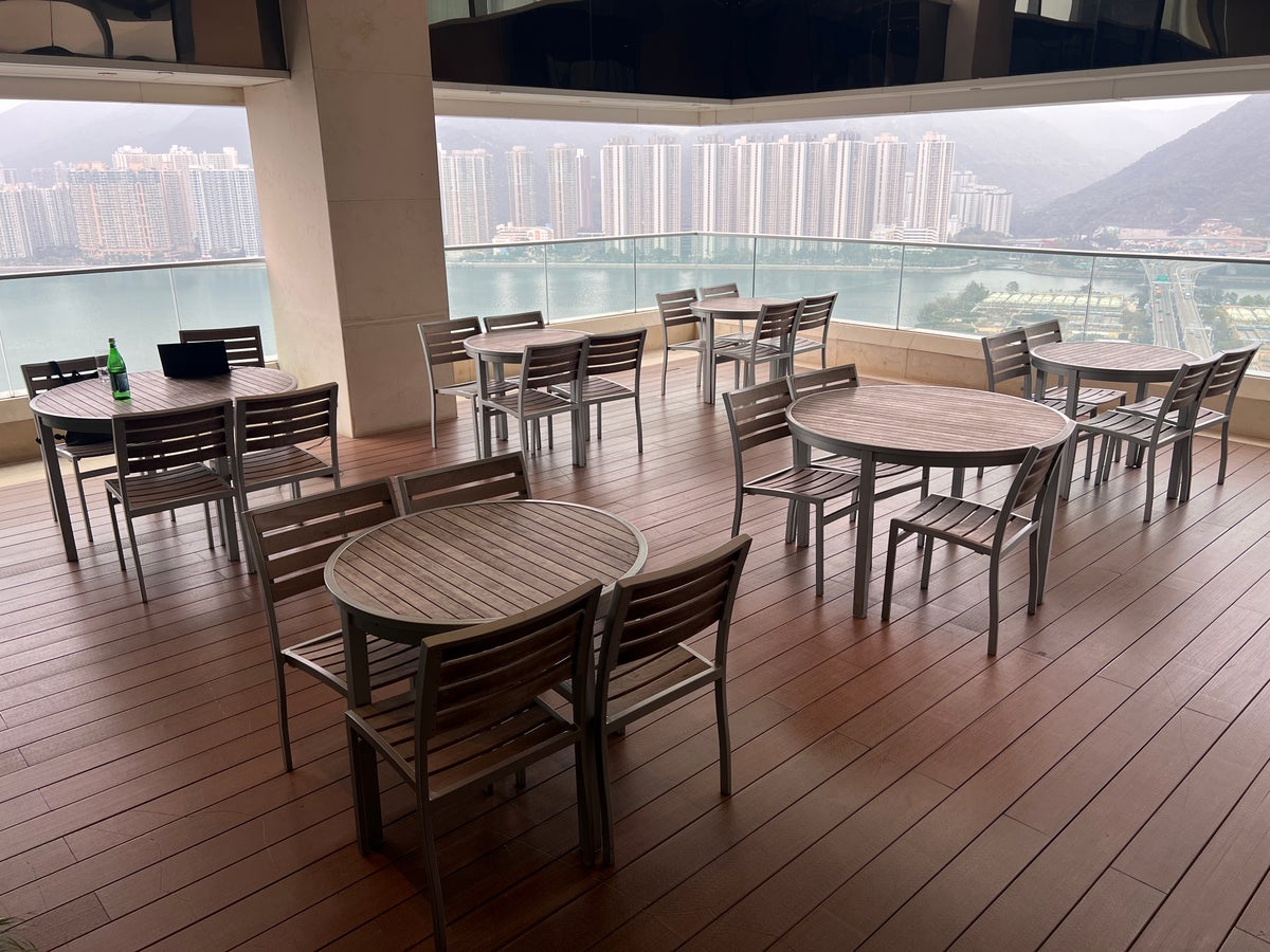 Hyatt Regency Hong Kong Sha Tin Regency Club outdoor patio