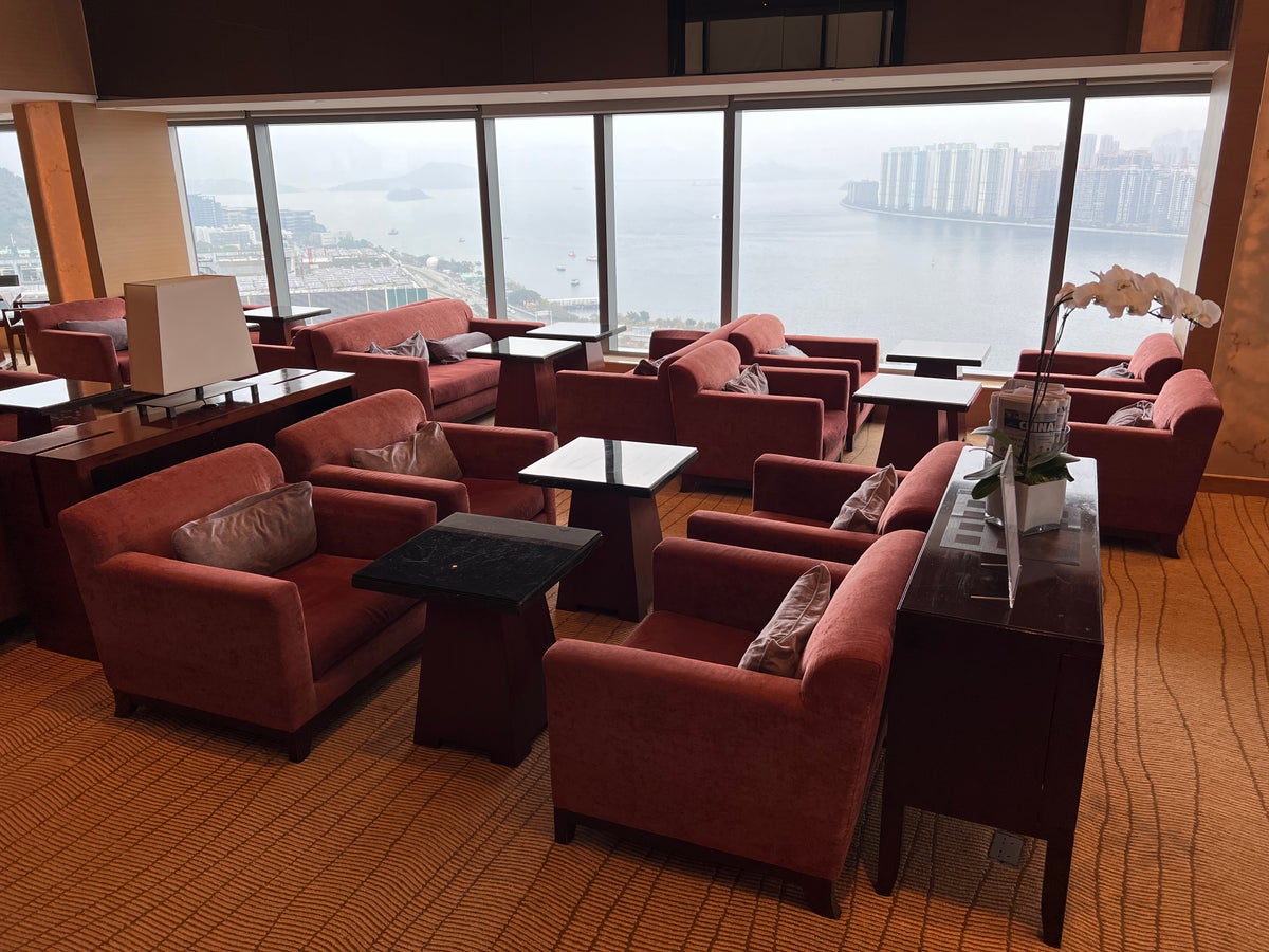 Hyatt Regency Hong Kong Sha Tin Regency Club seating