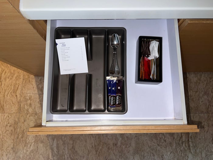 Hyatt Regency Hong Kong Sha Tin coffee packets and spoons