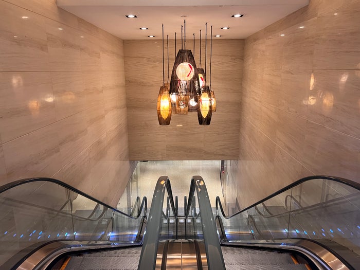 Hyatt Regency Hong Kong Sha Tin escalator to Sha Tin 18 