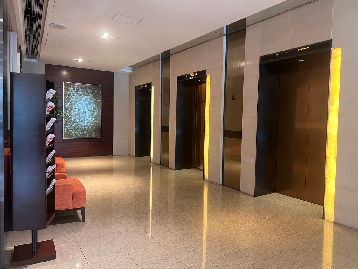Hyatt Regency Hong Kong Sha Tin lobby elevators for guest rooms