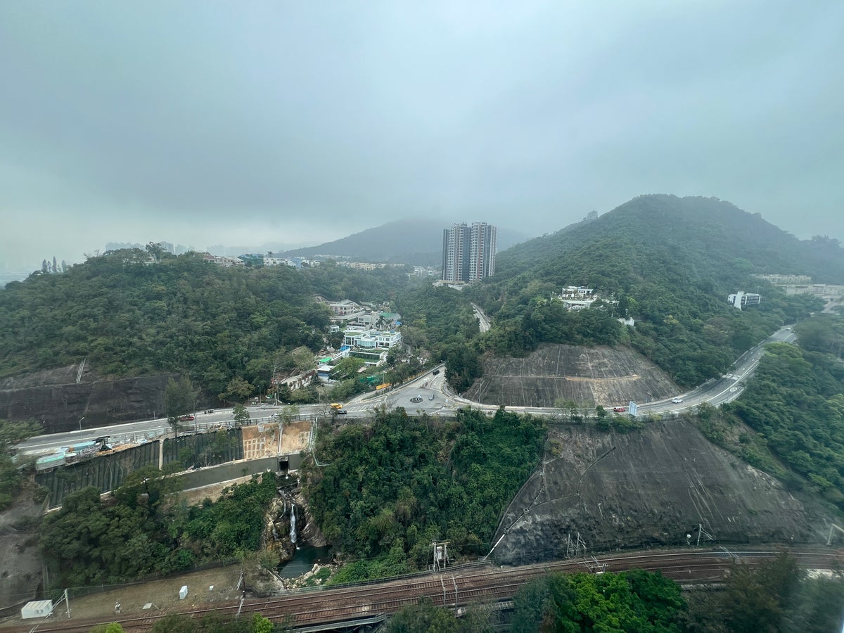 Hyatt Regency Hong Kong Sha Tin mountain view from room