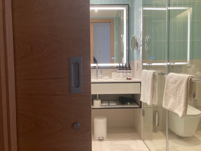 Hyatt Regency Lisbon bathroom entrance Hyatt Regency Lisbon bathroom entrance