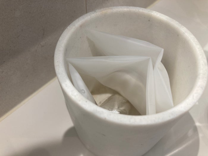 Hyatt Regency Lisbon bathroom hair net Hyatt Regency Lisbon bathroom hair net