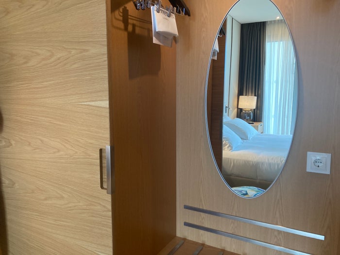 Hyatt Regency Lisbon bedroom closet Hyatt Regency Lisbon bedroom closet