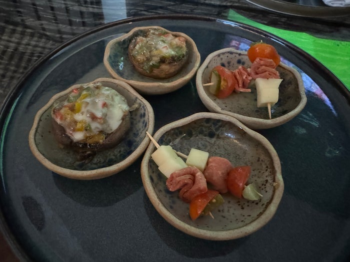 Hyatt Regency Nairobi Regency Club mushroom caprese