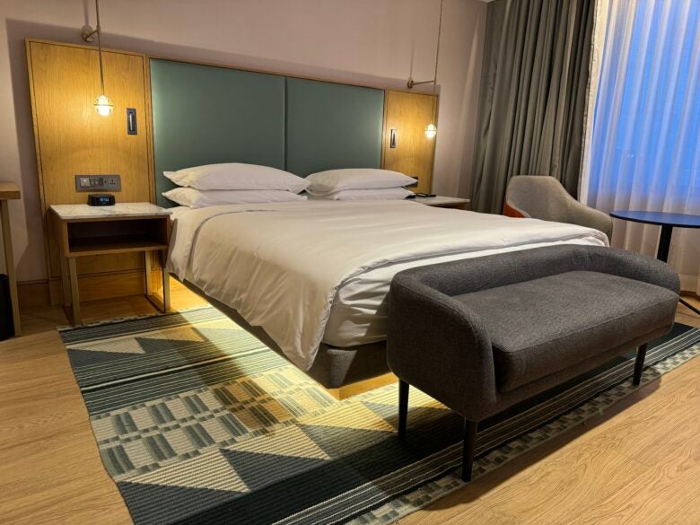 Hyatt Regency Nairobi deluxe suite bed