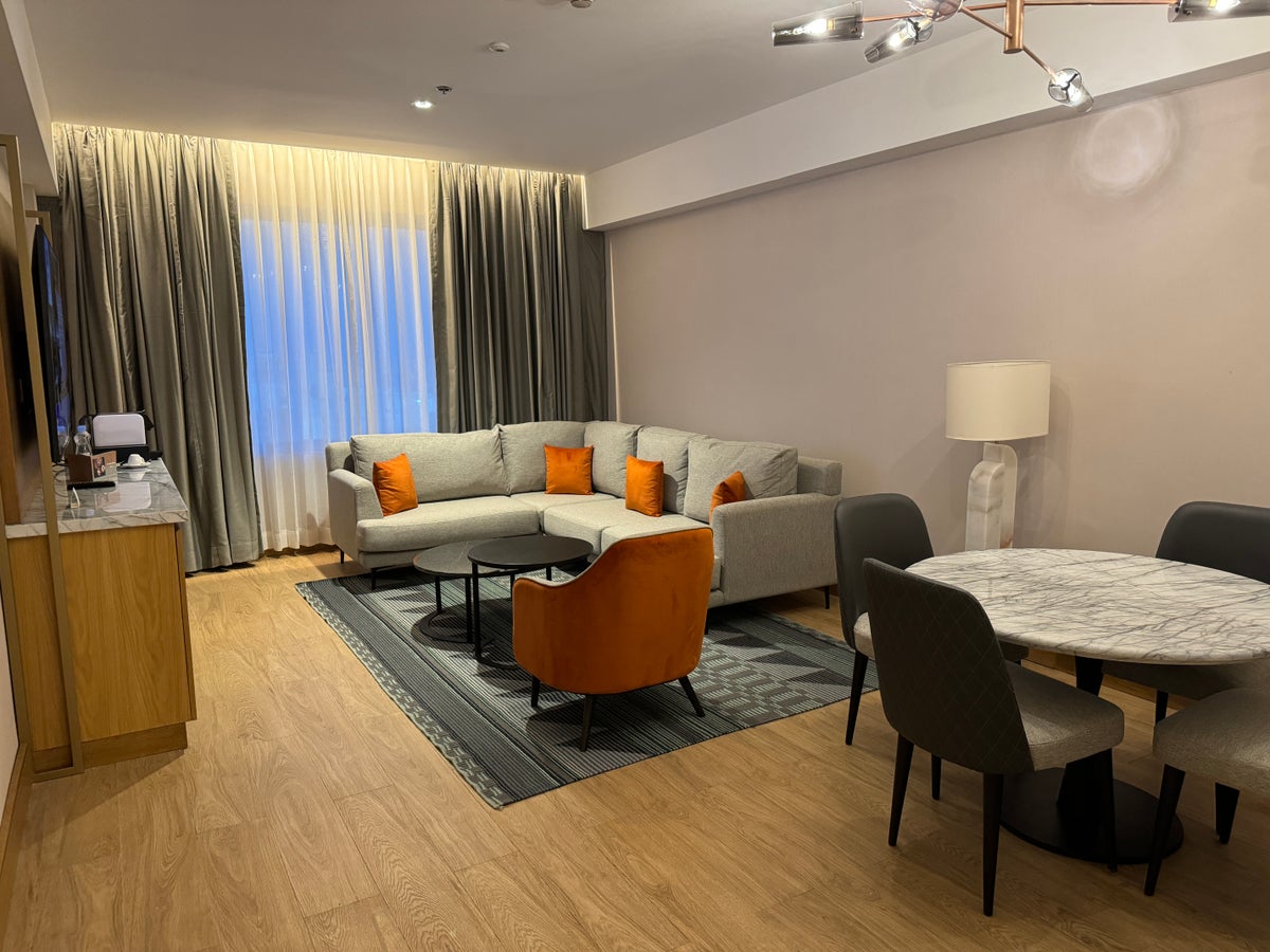 Hyatt Regency Nairobi deluxe suite living room