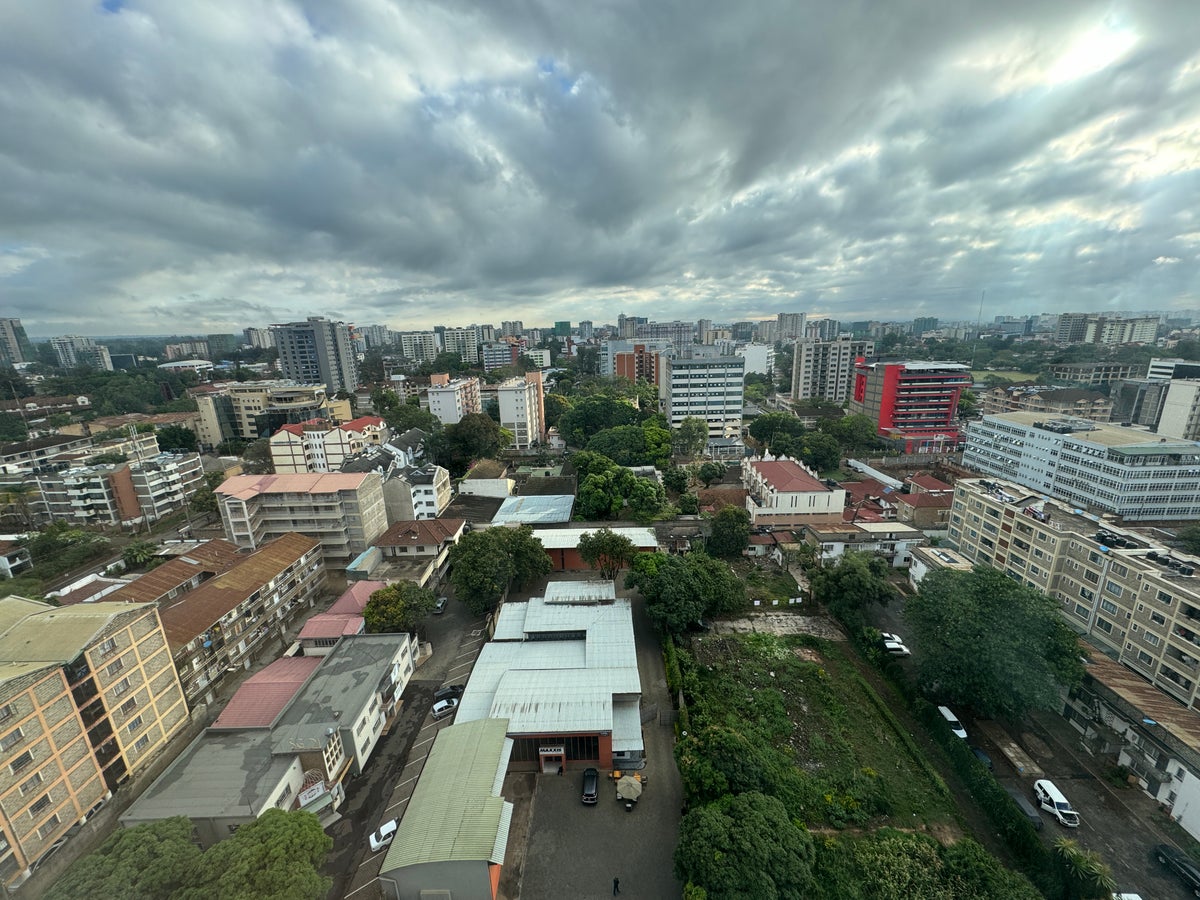 Hyatt Regency Nairobi king bed deluxe view