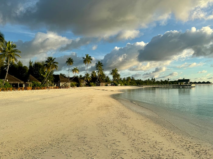 Iru Veli island beach Iru Veli island beach
