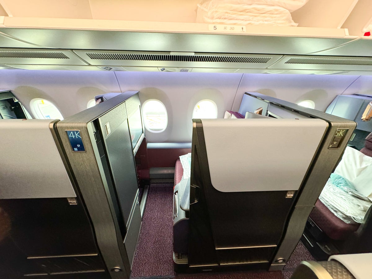 Japan Airlines A350 1000 business class seat