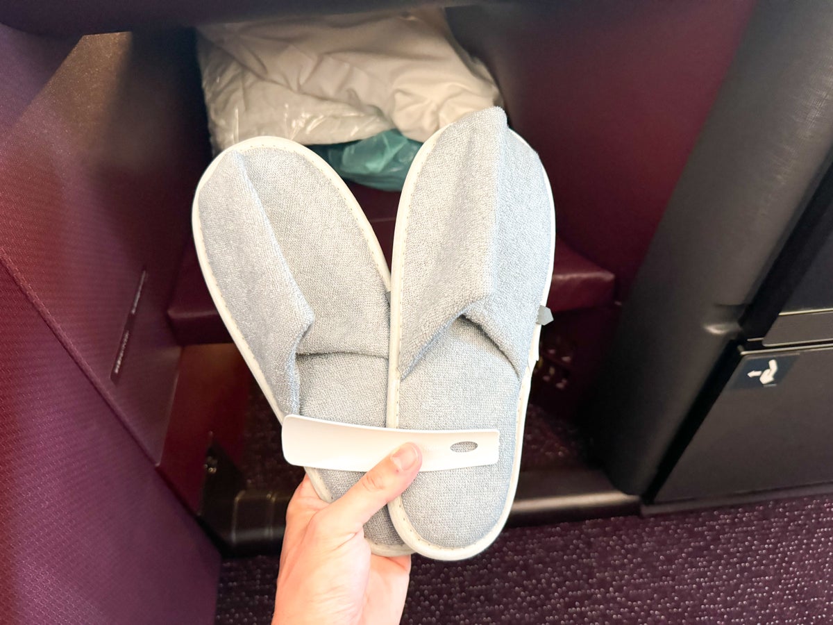 Japan Airlines A350 1000 business slippers
