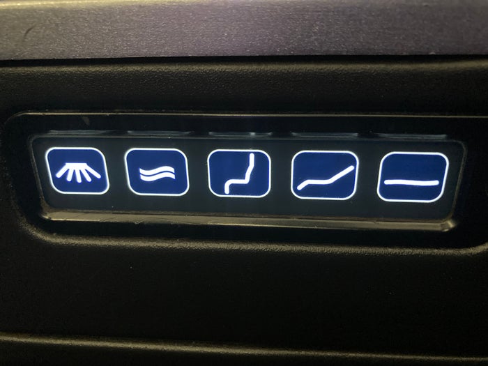 JetBlue Mint A321 seat controls
