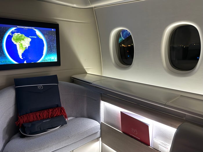La Premiere seat taxiing La Premiere seat taxiing