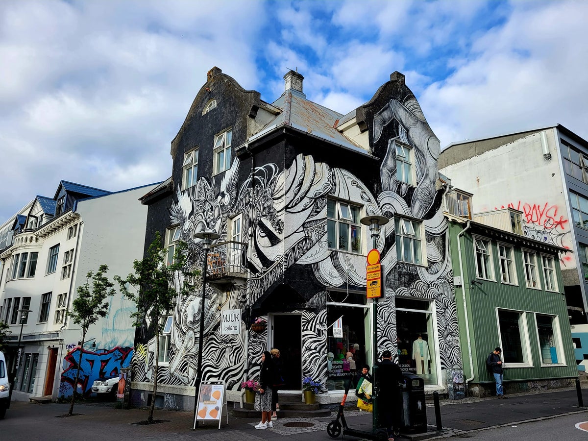 Laugavegur Street Reykjavik