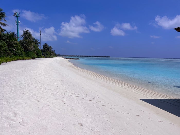Le Meridien Maldives beach Le Meridien Maldives beach