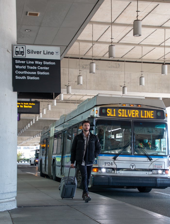 MBTA Silver Line bus