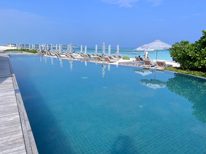 Main pool at Le Meridien Maldives Main pool at Le Meridien Maldives
