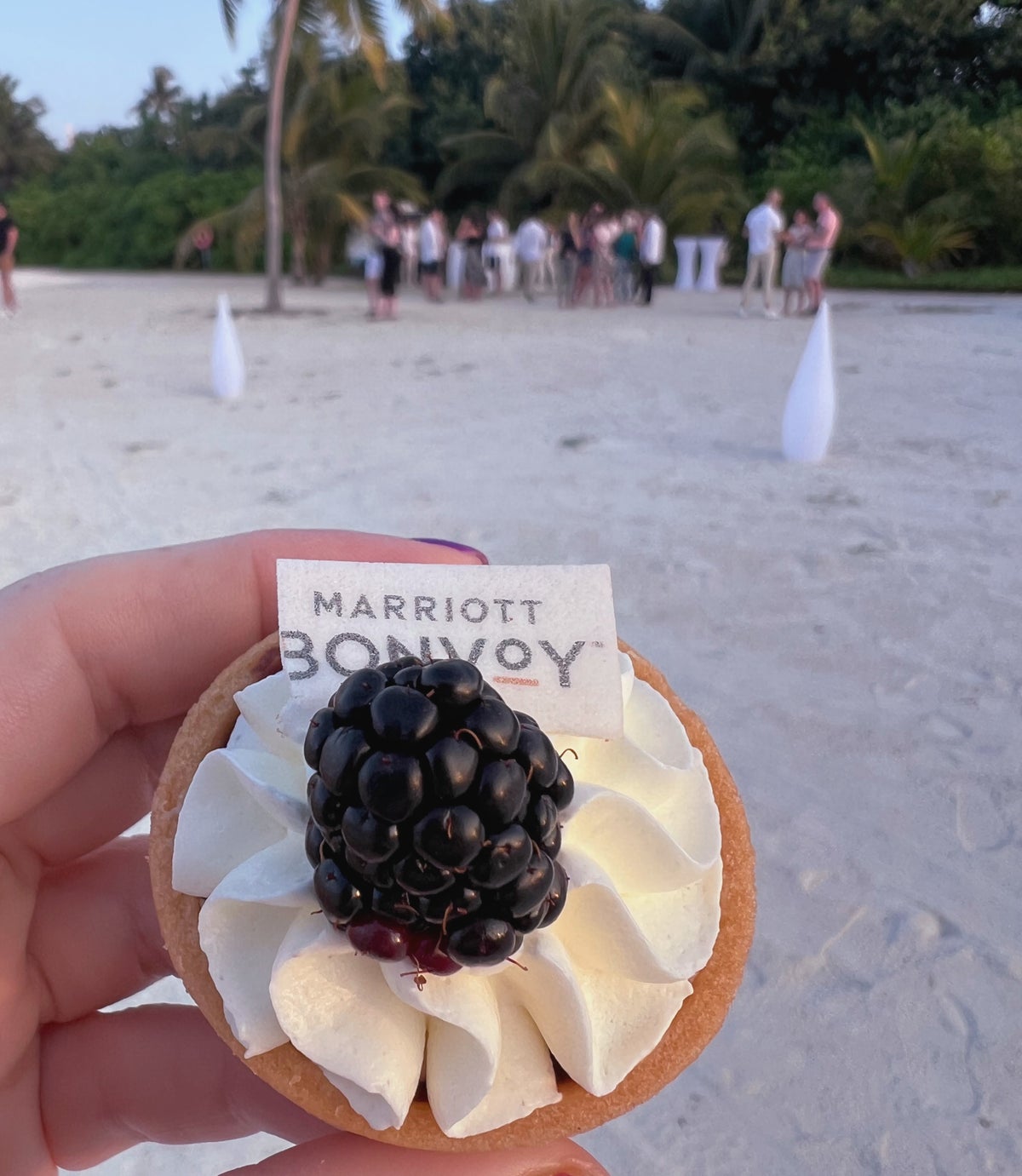 Marriott Bonvoy elite cocktail party at Le Meridien Maldives