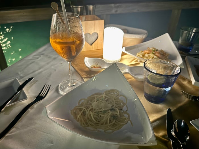 Pasta at Roma Iru Veli Maldives Pasta at Roma Iru Veli Maldives