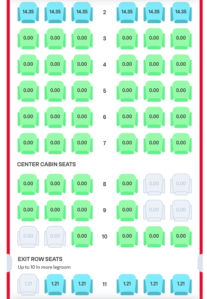 Play Iceland seat costs during booking Play Iceland seat costs during booking
