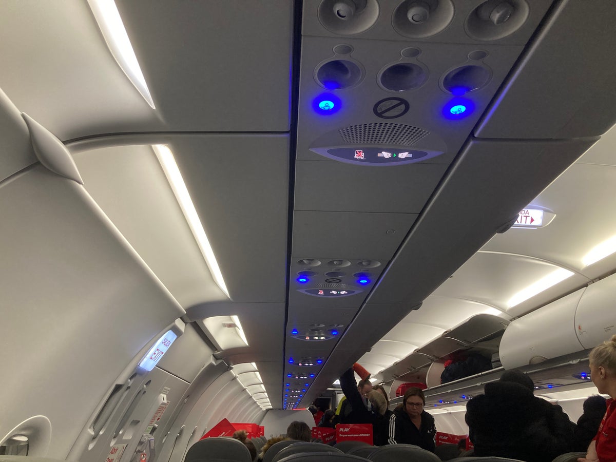 Play airline Iceland economy cabin A321neo