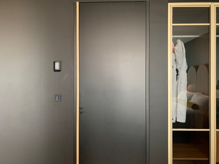 Renaissance Porto Lapa Hotel bathroom door closed Renaissance Porto Lapa Hotel bathroom door closed